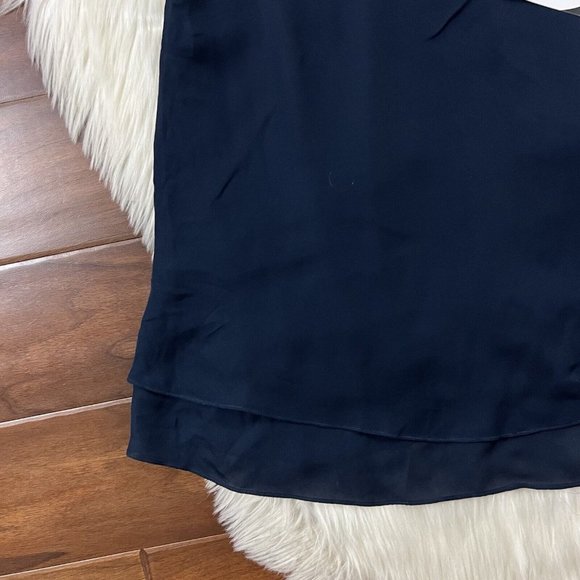 Derek Lam 10 Crosby Women's Size 6 Navy Blue Beaded Tank Top **FLAW** - Picture 3 of 10